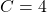 \space C = 4