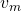 v_m