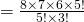 \quad = \frac {8 \times 7 \times 6 \times \cancel {5!}}{\cancel {5!} \times 3!}