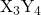 \text{X}_3\text{Y}_4