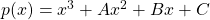 p(x)=x^3+Ax^2+Bx+C