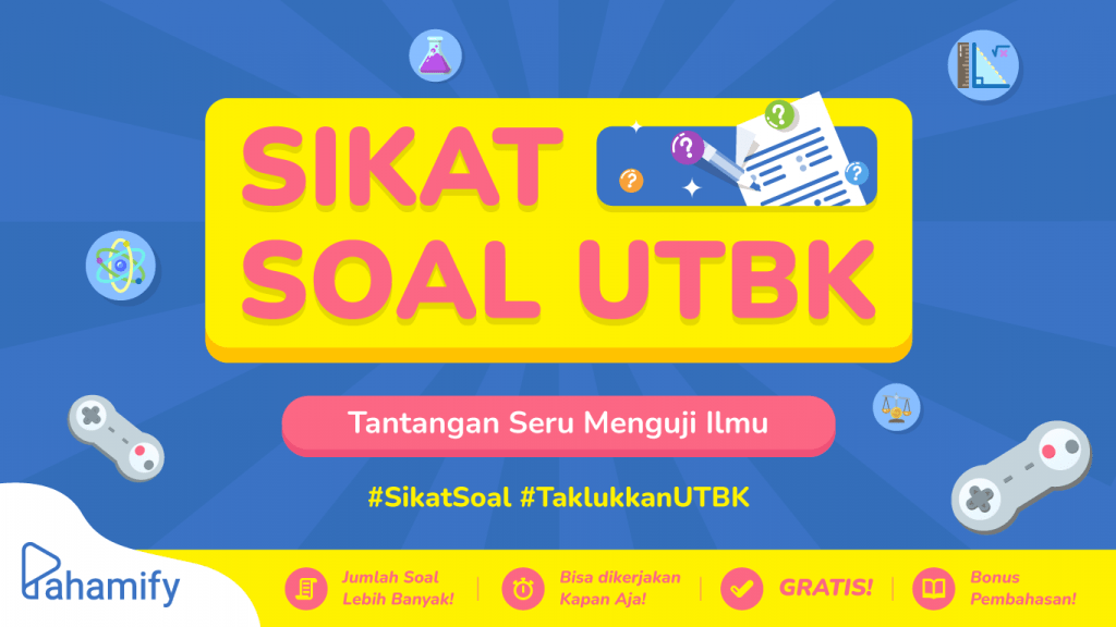 coba fitur sikat soal pahamify dan dapatkan kumpulan soal utbk terlengkap tanpa batas